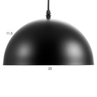 Светильник BayerLux "Аметрин" Е27 40Вт черный 25х25х100 см - Фото 5