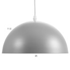 Светильник BayerLux "Аметрин" Е27 40Вт серый 25х25х100 см 9924136 - фото 14260153
