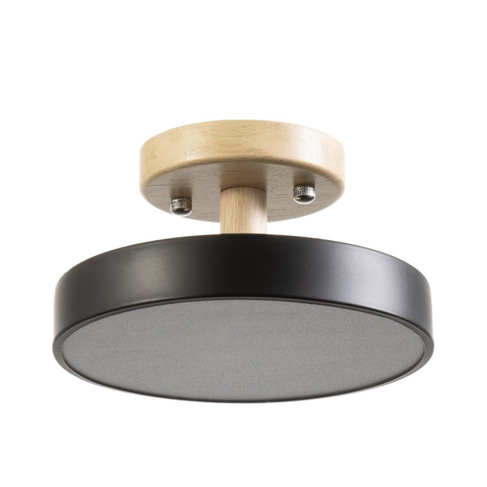 Светильник "Ринд" LED 13Вт 4000К черный 18х18х10 см BayerLux - Фото 1