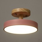 Светильник "Ринд" LED 13Вт 4000К розовый 18х18х10 см BayerLux - Фото 3