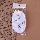 Кружево капроновое, 22 мм × 10 ± 1 м, цвет белый - Фото 4