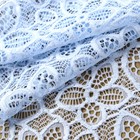 Кружевная эластичная ткань, 180 мм, 2.7±0.5 м, небесно-голубая - Фото 2