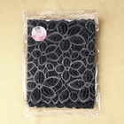 Кружевная эластичная ткань, 170 мм, 2.7±0.5 м, графитовая - Фото 5