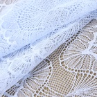 Кружевная эластичная ткань, 180 мм, 2.7±0.5 м, небесно-голубая - Фото 3