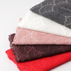 Кружевная эластичная ткань, 180 мм, 2.7±0.5 м, коричневая - Фото 4