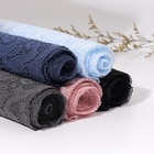 Кружевная эластичная ткань, 175 мм, 2.7±0.5 м, графитовая - Фото 4