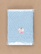 Кружевная эластичная ткань, 180 мм, 2.7±0.5 м, небесно-голубая - Фото 5