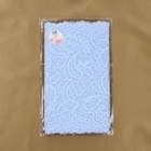 Кружевная эластичная ткань, 235 мм × 2,7 ± 0,5 м, цвет небесно-голубой - Фото 5