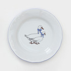 Набор фарфоровых тарелок «Гуси», 12 предметов: 6 супниц 350 мл, 6 плоских тарелок d=20 см, рисунок микс - Фото 10