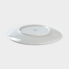 Тарелка новогодняя Добрушский завод «Зимний лес», d=20 см, фарфор, синяя - Фото 3