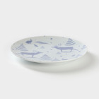 Тарелка новогодняя Добрушский завод «Зимний лес», d=20 см, фарфор, белая - Фото 2