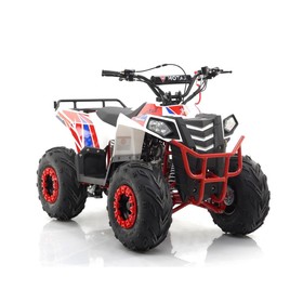 Квадроцикл детский бензиновый Motax Atv Grizlik A110, бело-красный