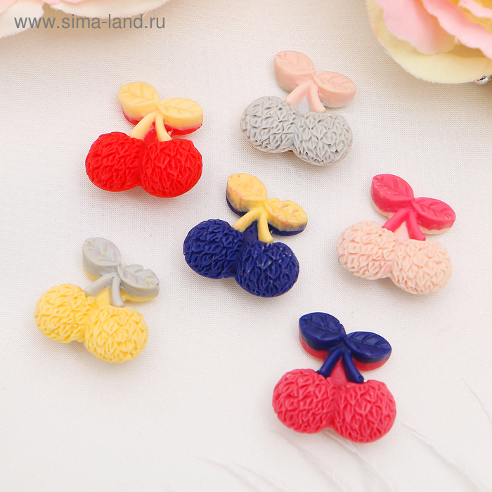 Брошь детская "Вишенка", цвет МИКС - Фото 1