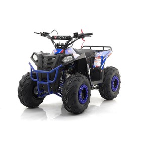 Квадроцикл детский бензиновый Motax Atv Grizlik A110, чёрно-синий