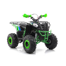 Квадроцикл детский бензиновый Motax Atv Grizlik A125, чёрно-зеленый