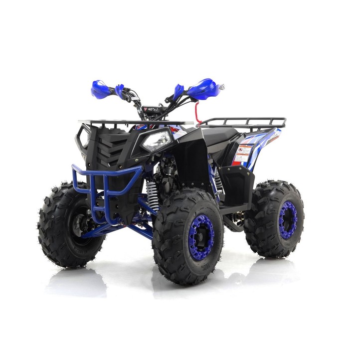 Квадроцикл детский бензиновый Motax Atv Grizlik A125, чёрно-синий
