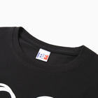 Комплект домашний женский (футболка,шорты), цвет черный, размер 44 - Фото 6