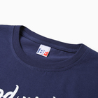 Комплект домашний женский (футболка,шорты), цвет темно-синий, размер 44 - Фото 7