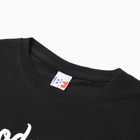 Комплект домашний женский (футболка,шорты), цвет черный, размер 50 - фото 23605672