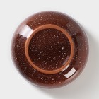 Салатник «Мрамор», d=19 см, цвет коричневый - Фото 4