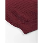 Жилет для девочки Amarobaby Knit, рост 122 см, цвет бордовый - Фото 12
