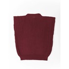 Жилет для девочки Amarobaby Knit, рост 122 см, цвет бордовый - Фото 14