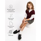 Жилет для девочки Amarobaby Knit, рост 122 см, цвет бордовый - Фото 2