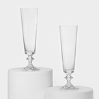 Набор стеклянных бокалов для шампанского «Бэлла», 205 мл, 2 шт - фото 8383630
