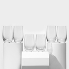 Набор стеклянных стаканов для воды «Анжела», 380 мл, 6 шт - фото 320730783