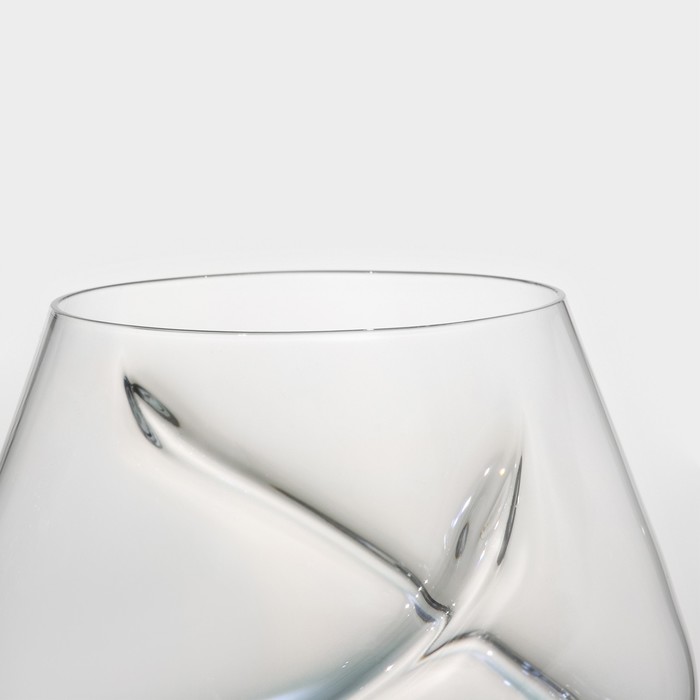 Набор стеклянных бокалов для вина «Турбуленция», 570 мл, 2 шт