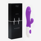 Вибратор-кролик, стимулятор клитора и точки G, на батарейках, 30 режимов вибрации, фиолетовый - Фото 6