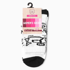 Носки женские, цвет белый, размер 25 - фото 24552802