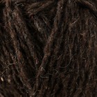 Пряжа шерстяная "Рукодельница" 70% шерсть, 30% акрил, 100г (темно-коричневый) - Фото 3