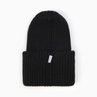 Шапка детская, цвет черный, размер 54-56 10158048