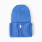 Шапка детская, цвет ярко-голубой, размер 54-56 10158051