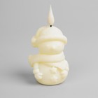Светодиодная фигура «Снеговик» 7 × 12 × 5 см, пластик, батарейки AG13х3, свечение тёплое белое - Фото 4