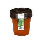 Горшок для рассады, 1.1 л, d=14 см, h=12 см, мягкий пластик, терракот, Greengo - Фото 10