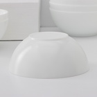 Салатники Luminarc Everyday, 1 л, d=18 см, набор 6 шт., стеклокерамика, белые - Фото 4