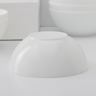 Салатники Luminarc Everyday, 1 л, d=18 см, набор 6 шт., стеклокерамика, белые