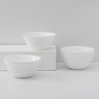 Набор салатников Luminarc Trianon, d=18 см, стеклокерамика, 6 шт, цвет белый - фото 5347938