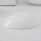 Соусники Luminarc Lotusia, 110 мл, d=11 см, набор 6 шт., стеклокерамика, белые - Фото 4