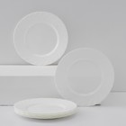 Набор десертных тарелок Luminarc Trianon, d=20 см, стеклокерамика, 6 шт, цвет белый - фото 4405352