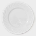 Набор десертных тарелок Luminarc Trianon, d=20 см, стеклокерамика, 6 шт, цвет белый - фото 4405354