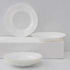 Набор суповых тарелок Luminarc Everyday, d=22 см, стеклокерамика, 6 шт, цвет белый - фото 11596212