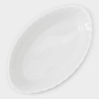 Набор овальных тарелок Luminarc Trianon, d=22 см, стеклокерамика, 6 шт, цвет белый - фото 4405378