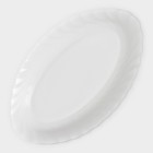 Набор овальных тарелок Luminarc Trianon, d=22 см, стеклокерамика, 6 шт, цвет белый - фото 4405380
