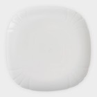Набор подстановочных тарелок Luminarc Lotusia, d=25,5 см, стеклокерамика, 6 шт, цвет белый - Фото 5