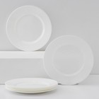Набор десертных тарелок Luminarc Everyday, d=19 см, стеклокерамика, 6 шт, цвет белый - фото 320731622