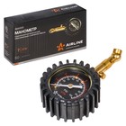 Манометр стрелочный Airline PRO, 7 АТМ, d=50 мм, с клапаном сброса - Фото 4