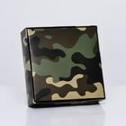 Коробка для 4 конфеты, «Камуфляж» 12.6×12.6×3.5 см - Фото 2